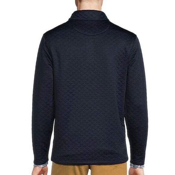Cremieux Blue Label Quilted Quarter-Zip Pullover Size M / NWOT - Picture 2 of 10